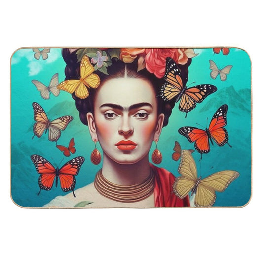 Frida Kahlo 4  Stain-Proof Bath Mat