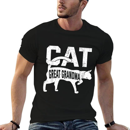 Cat Great Grandma Kitten Pet Owner Meow Mother's Day  Classic T-Shirt