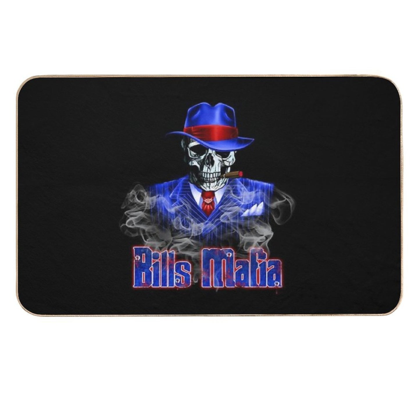 Bills Mafia  Stain-Proof Bath Mat