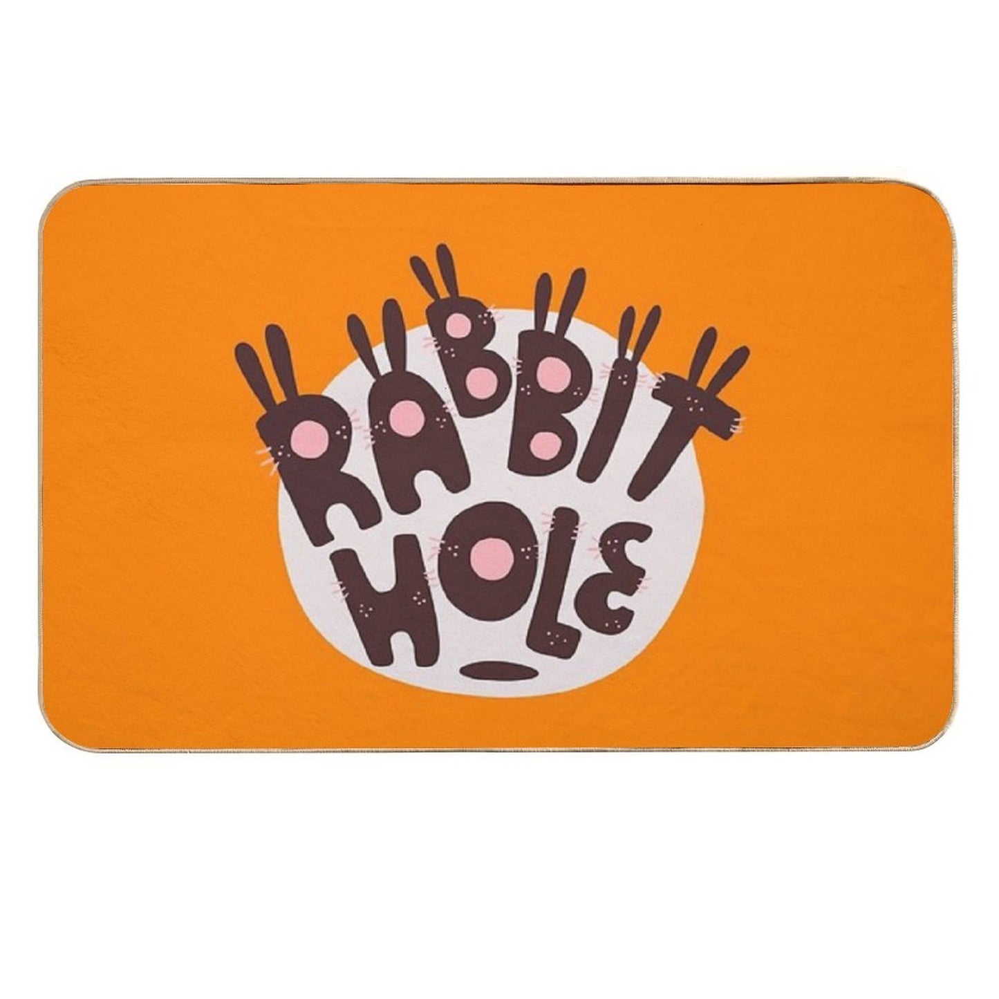 Rabbit Hole  Stain-Proof Bath Mat
