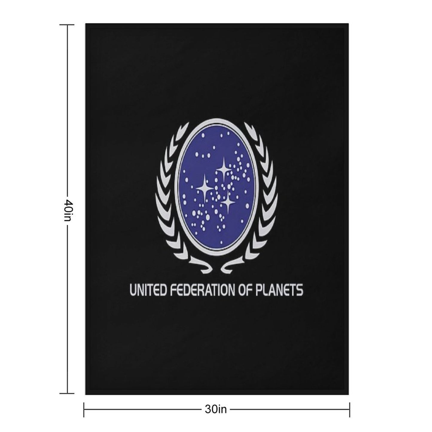 United Federation of Planet Quick-dry Throw Blanket