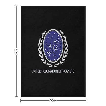 United Federation of Planet Quick-dry Throw Blanket