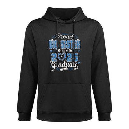 Proud Big Sister Of A Class Of 2025 Graduate 2025 Senior Kangaroo Pocket Hoodie