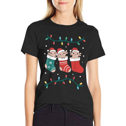 Axolotl Christmas  Vintage-inspired T-Shirt