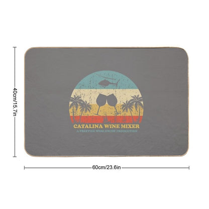 Step Brothers Catalina Wine Mixer  Non-Slip Bath Mat