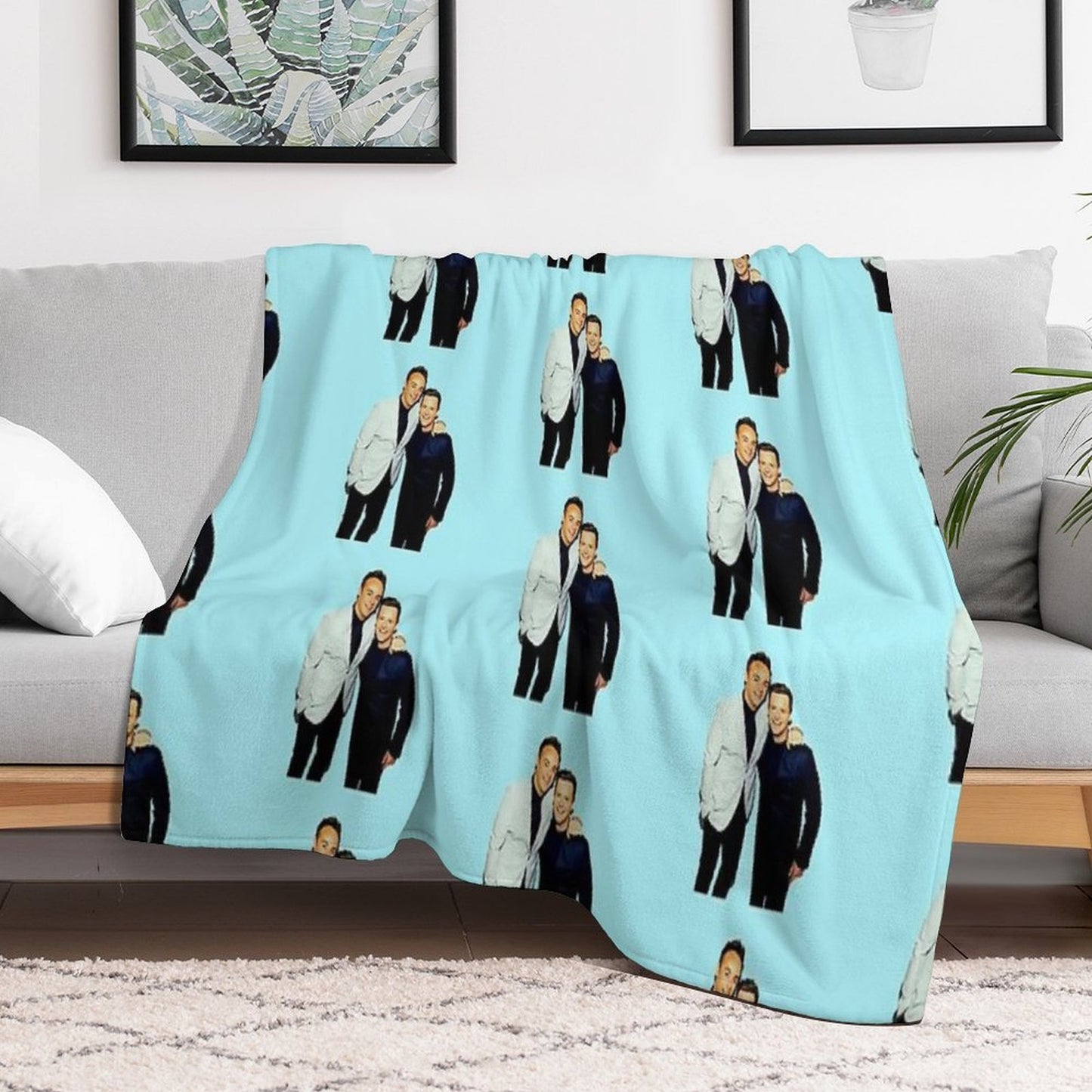 Ant And Dec [2] Sustainable Throw Blanket