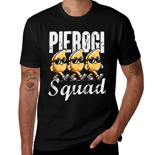 Pierogi Squad Funny Polish American Christmas Poland Pierogi  Summer-ready Fabric T-Shirt