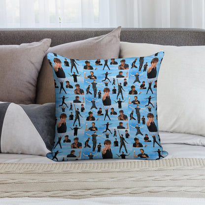 Zac Efron Troy Bolton Bet On It  High School Musical Soft Anti-Pilling Throw Pillow