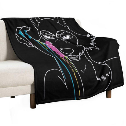 Paint Shrink-resistant Throw Blanket