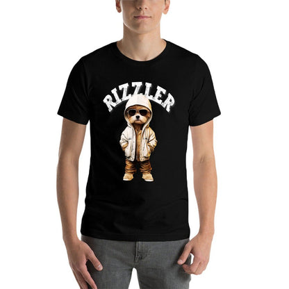 Rizzler Dog Funny W Rizz Meme Rizzler With The Rizzn for Men Women Kids  Oversized Silhouette T-Shirt