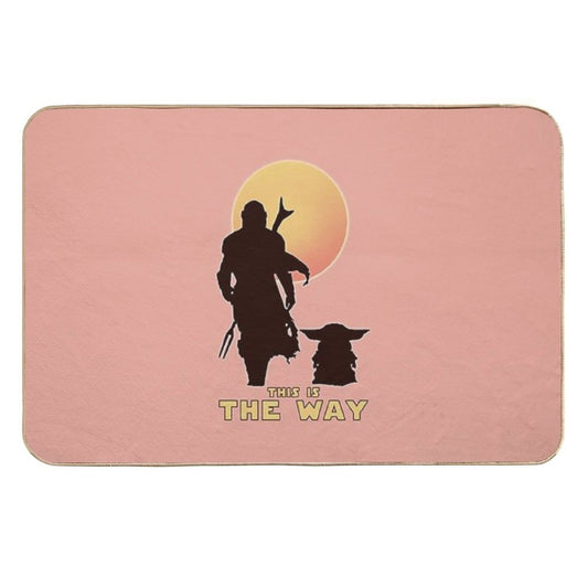 This Is The Way  Repositionable Bath Mat