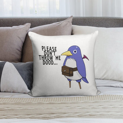 I'll Throw You Anyway Soft Hidden Zipper Throw Pillow