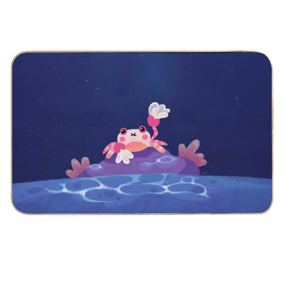 Pom Pom Crab  Slip-Resistant Bath Mat