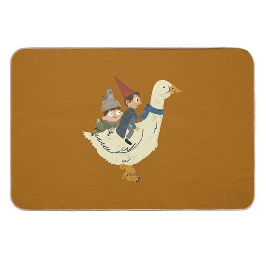 Gooseback Ride - Over The Garden Wall  Anti-Trip Bath Mat
