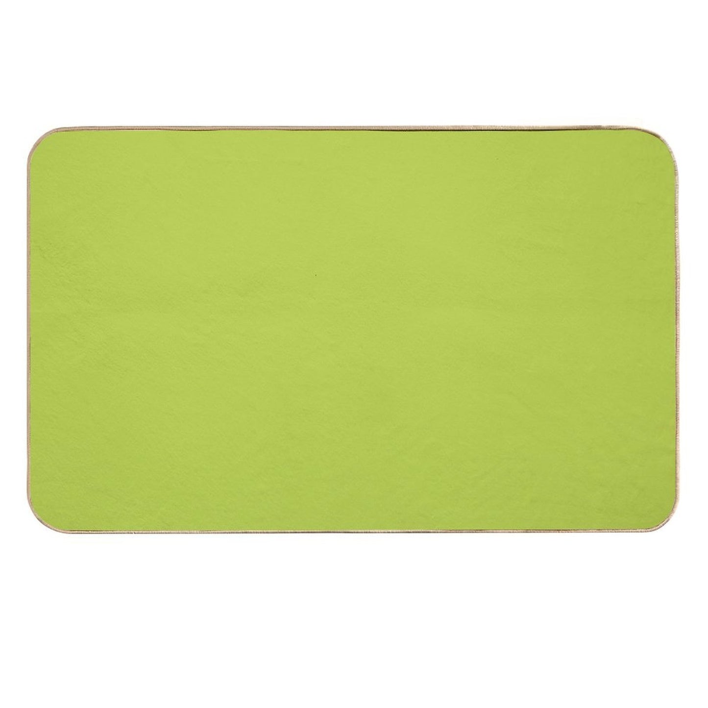 Bright Lime Green Pantone Color  Easy Maintenance Bath Mat