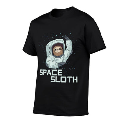 Sloth in Space Astronaut  Easy-care T-Shirt