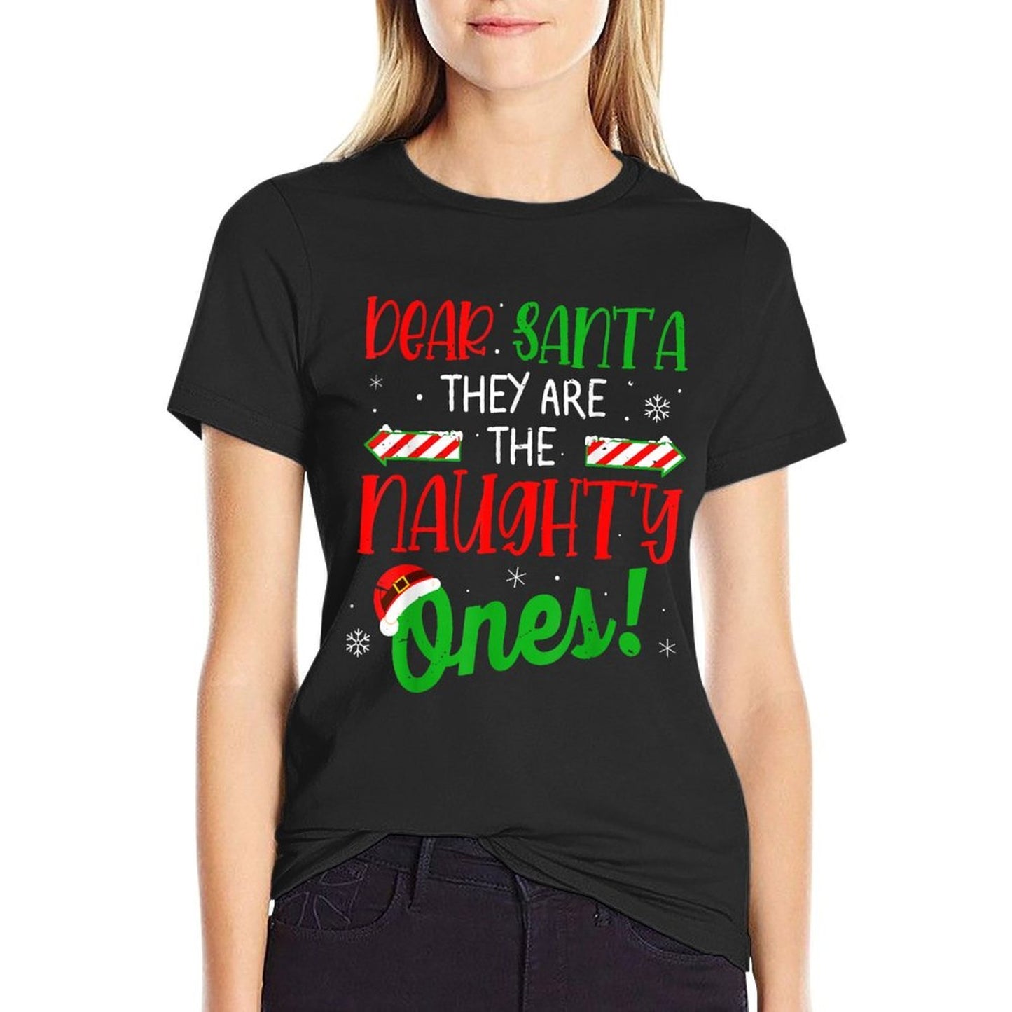Dear Santa They Naughty Ones for Men Women Kids Christmas  Vintage-inspired T-Shirt