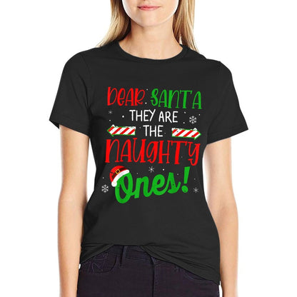 Dear Santa They Naughty Ones for Men Women Kids Christmas  Vintage-inspired T-Shirt