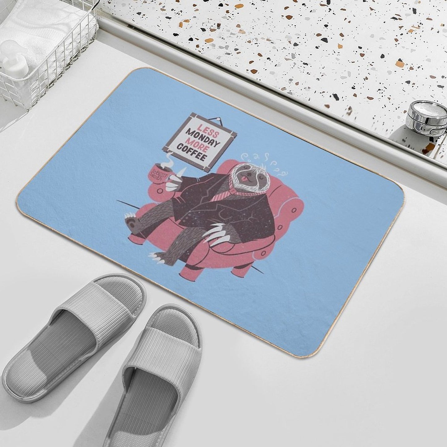 Monday  Non-Slip Bath Mat