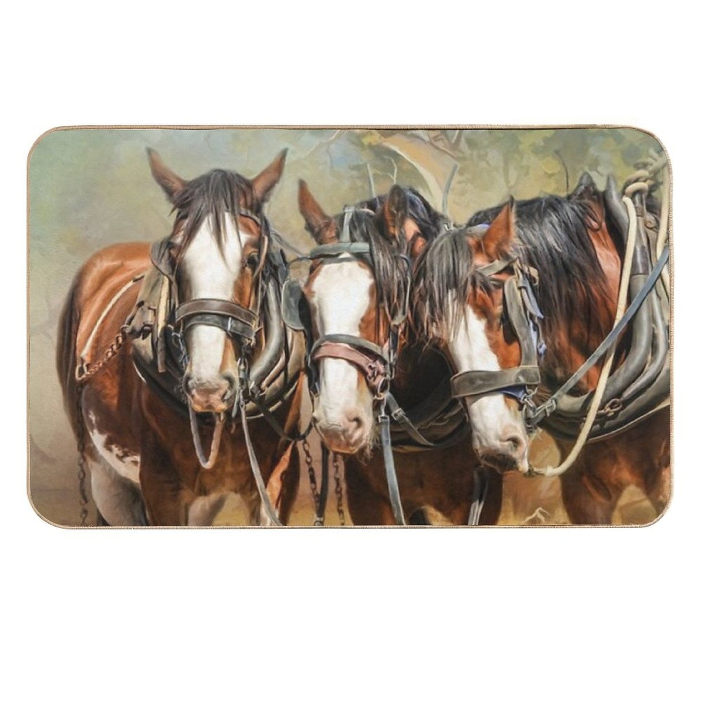 Clydesdale Conversation  Absorbent Bath Mat