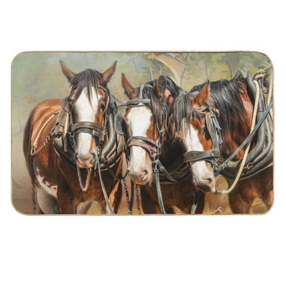 Clydesdale Conversation  Absorbent Bath Mat