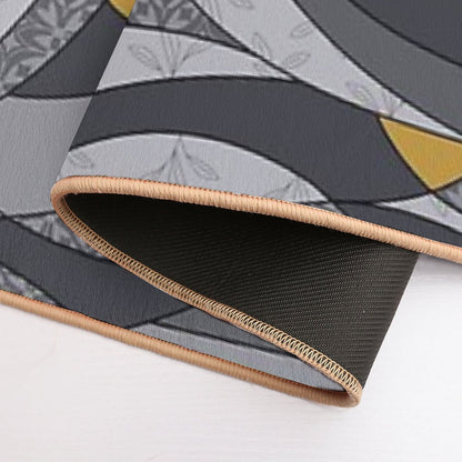 Industrial Spirals – Engineered Flow Meets Urban Art  Absorbent Bath Mat
