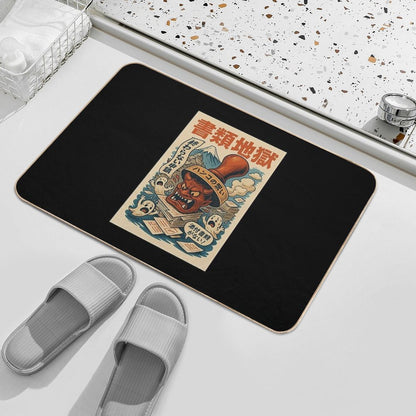 Paperwork Hell – Curse of The Hanko  Slip-Resistant Bath Mat