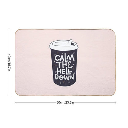 Coffee Dose  Odorless Bath Mat