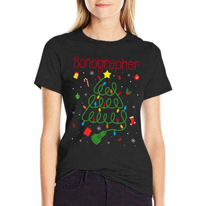Christmas Sonography Tech Funny Sonographer Ugly Sweater  Classic T-Shirt