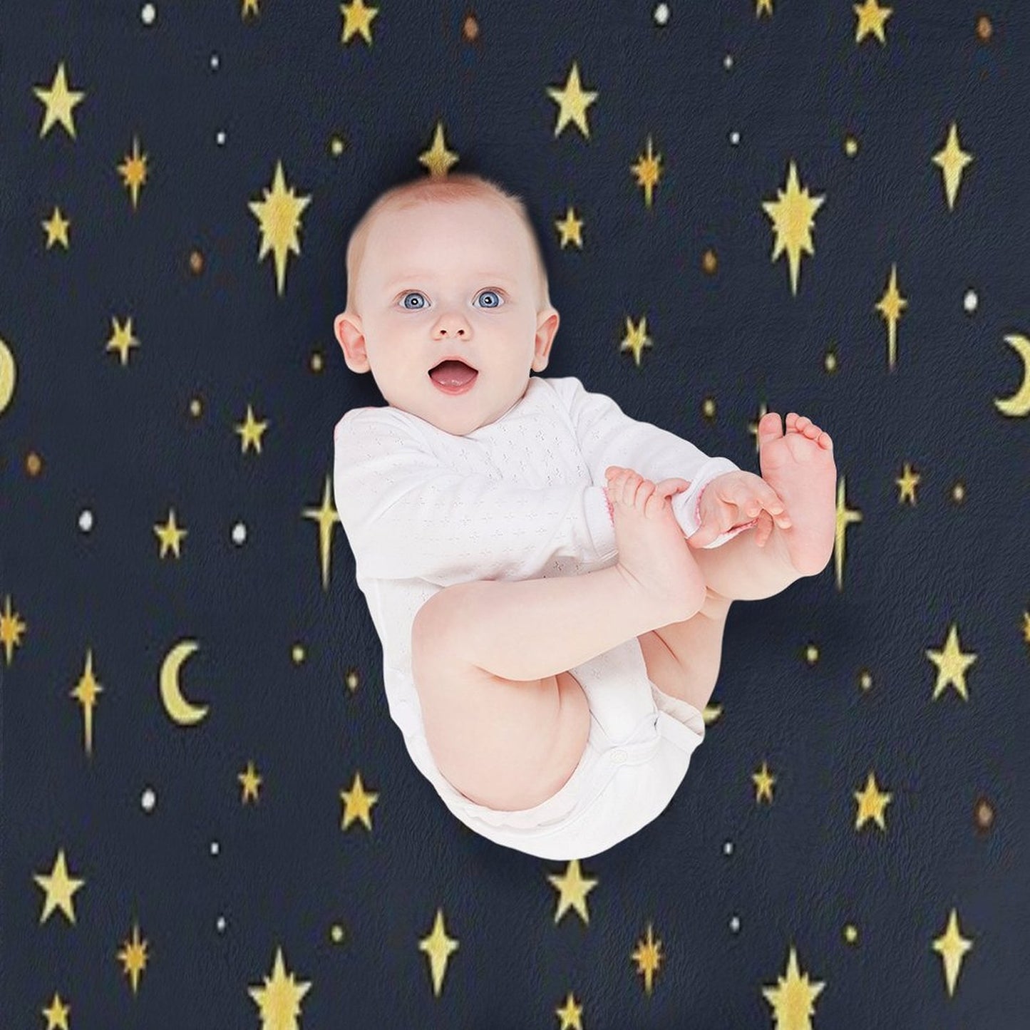 Starry Sky Pattern Multi-functional Throw Blanket
