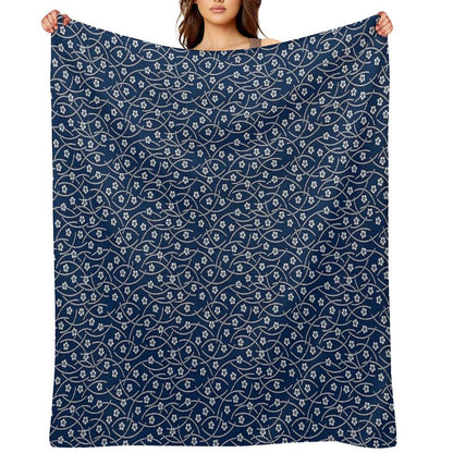 Cherry Blossoms  Japanese Collection Compact Throw Blanket