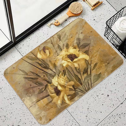 Golden Roses  Multi-Purpose Bath Mat