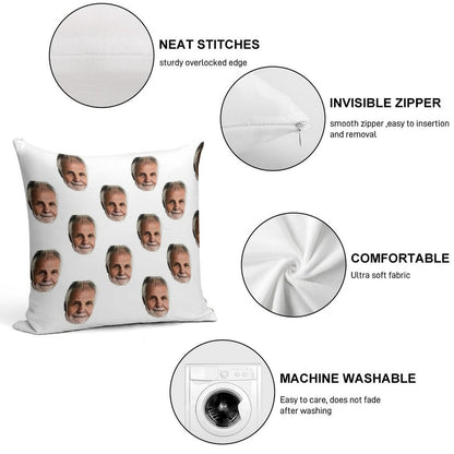 Captain Lee All over Print Soft Style Accent Throw Pillow