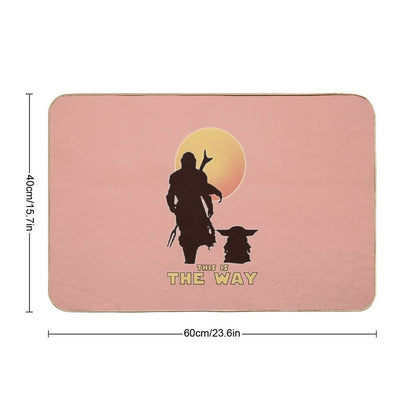 This Is The Way  Repositionable Bath Mat