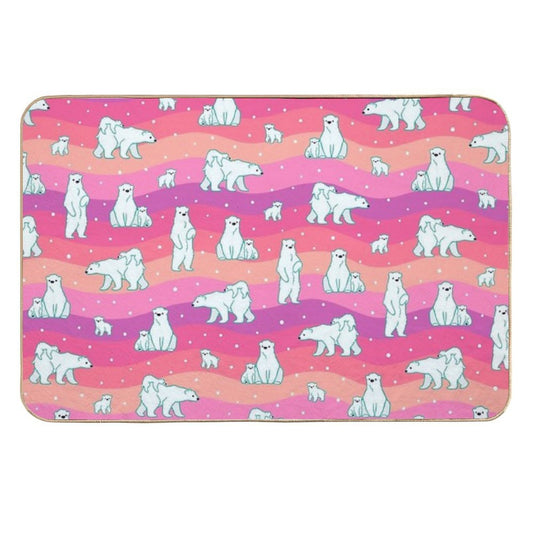 Polar Sunset  Toxin-Free Bath Mat