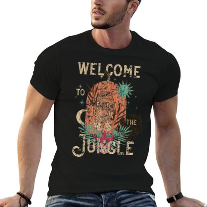 Jungle Tiger Welcome To Our Jungle Tiger Lover Hiking  Versatile T-Shirt