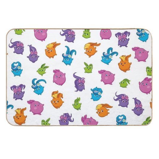 Sunny Bunnies Pattern NEW  Stain-Proof Bath Mat