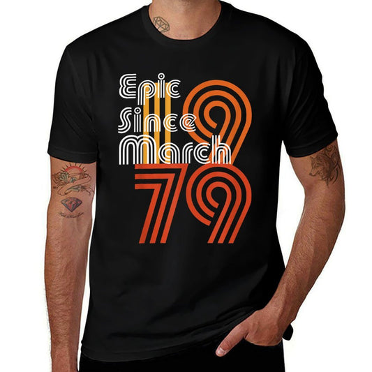 40th Birthday Gift Vintage 1979 T Classic Men Women  Trendy Pattern T-Shirt