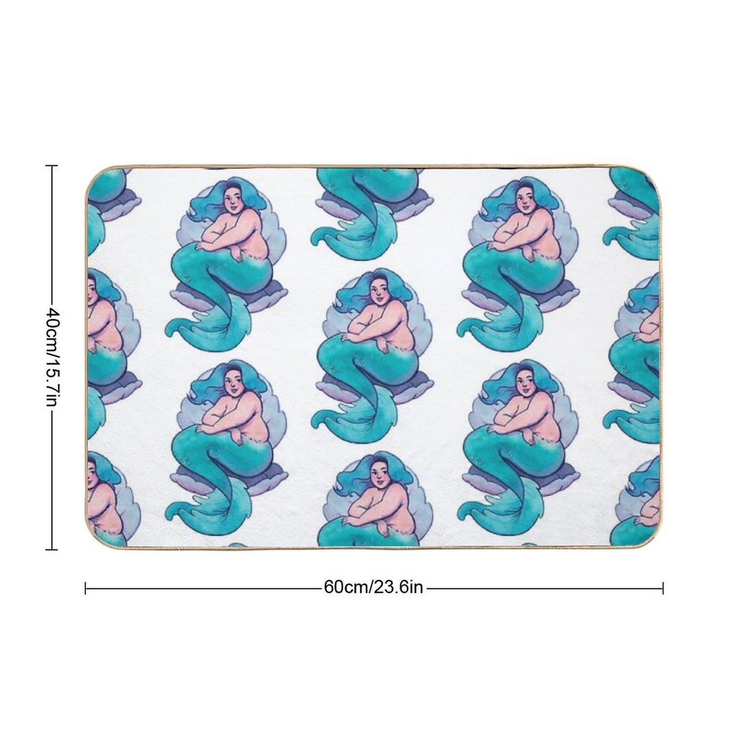 Mer May  Stain-Proof Bath Mat