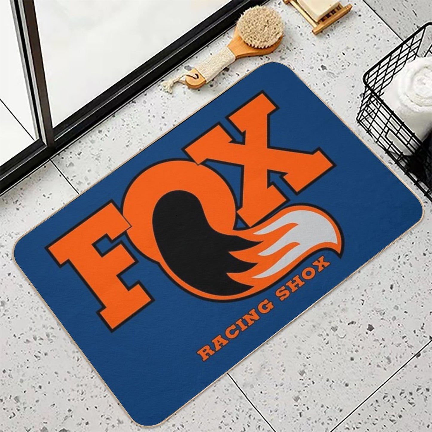Fox Racing Shox - Orange  Anti-Trip Bath Mat