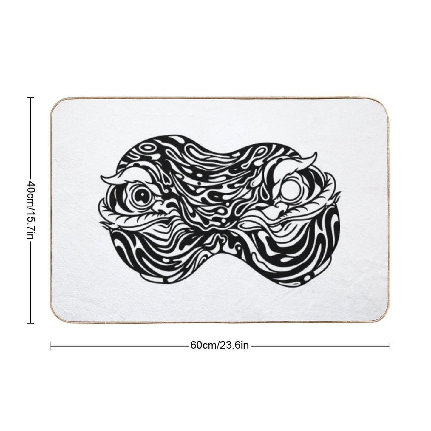 Daruma Melt  Repositionable Bath Mat