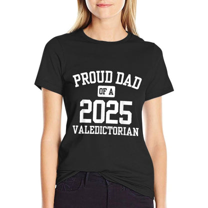 Proud Dad of A 2025 Valedictorian  Slim-fit Cut T-Shirt