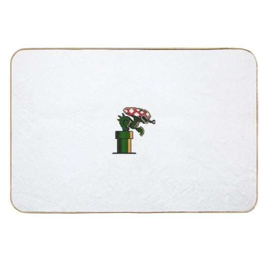 Xenomorph Piranha Plant  Dirt-Trapping Bath Mat