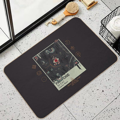 Cosmic Black  Fade-Resistant Bath Mat