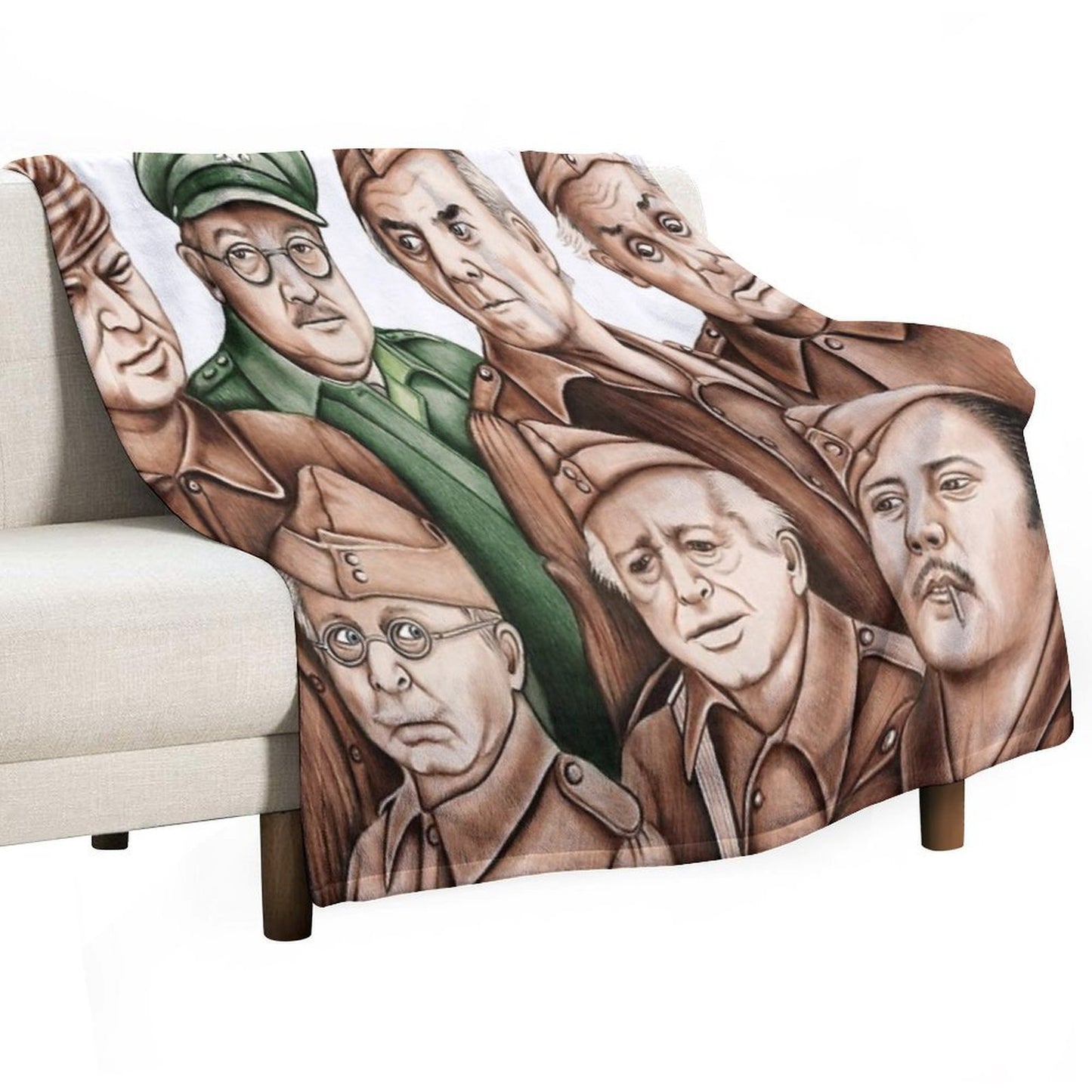 Dad's Army Quick-dry Throw Blanket