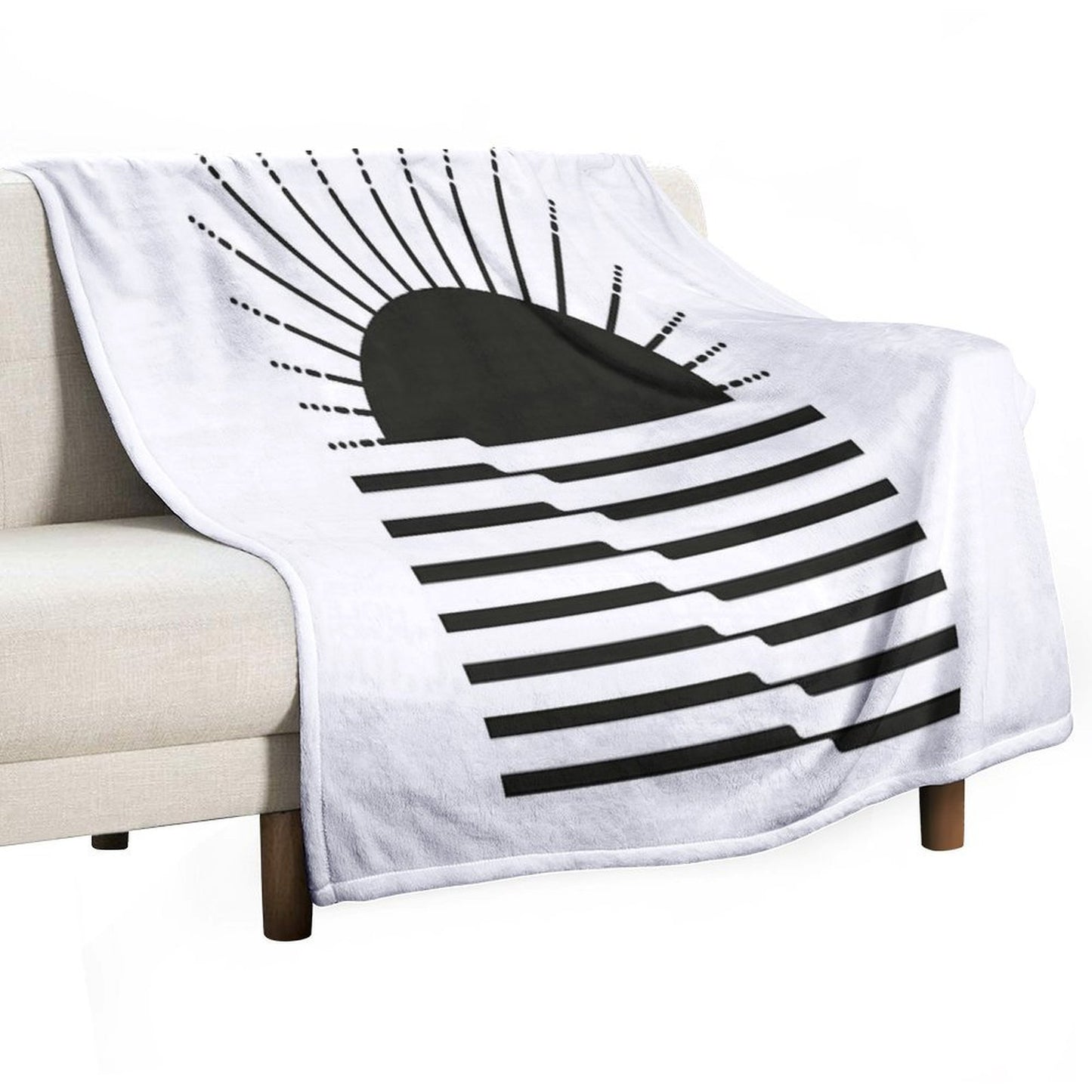 Waves Lightweight Throw Blanket
