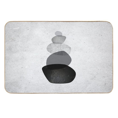Balancing Stones  Odorless Bath Mat
