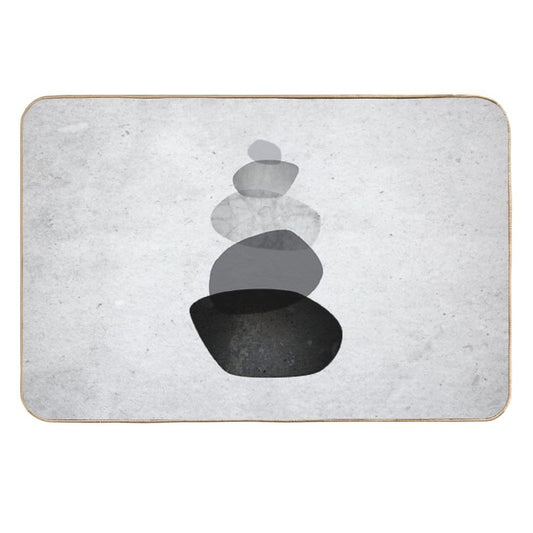 Balancing Stones  Odorless Bath Mat