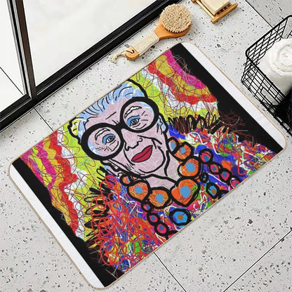 Iris Apfel  Dirt-Trapping Bath Mat