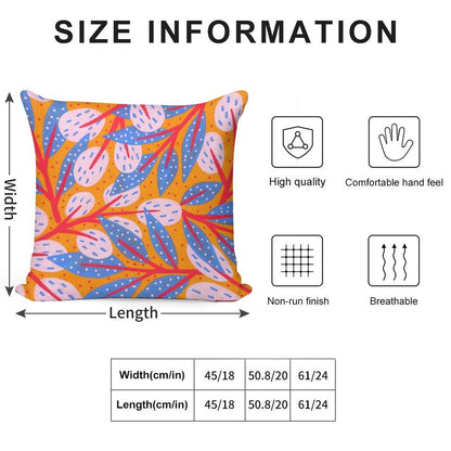 Gold Sky in The Forest Soft Multiple Sizes Throw Pillow